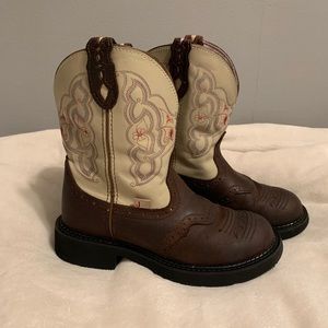 Justin Women’s Gypsy Gemma White Boots Size 7B